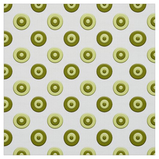 水玉模様の緑の要素 ファブリック (見本)