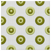 水玉模様の緑の要素 ファブリック (クローズアップ)