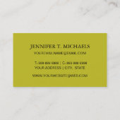 水玉模様の背景パターン 名刺 (裏面)