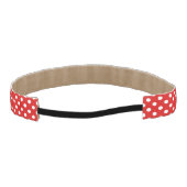 水玉模様の背景 アスレチックヘッドバンド (裏面)