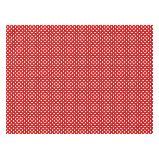 水玉模様の背景 テーブルクロス (正面(横))