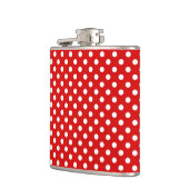 水玉模様の背景 フラスク (左)