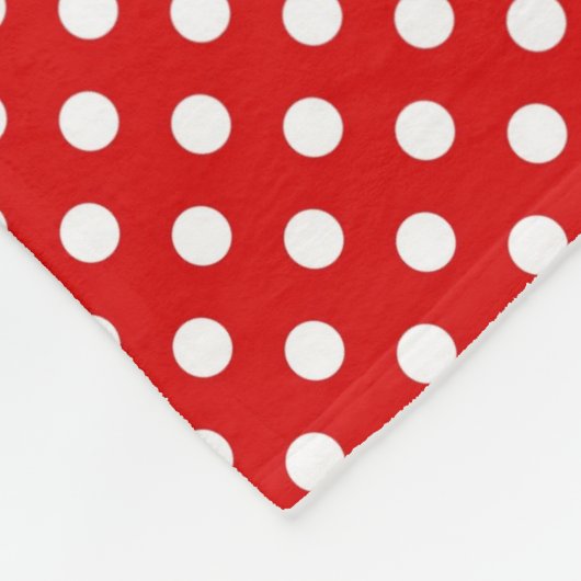 水玉模様の背景 フリースブランケット (角)