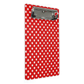 水玉模様の背景 ミニクリップボード (アングル)