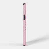水玉模様の蝶々 iPhoneケース (右側面)