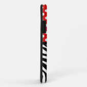 水玉模様の赤及びシマウマのプリントのiPhone 5の場合 Case-Mate iPhoneケース (裏面/右)