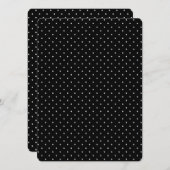 水玉模様の黒クリック色カスタマイズ (正面/裏面)