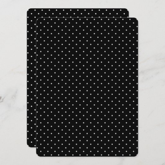 水玉模様の黒クリック色カスタマイズ (正面/裏面)