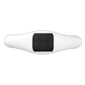 水玉模様の黒クリック色カスタマイズ セラミック引き出し取っ手 (正面)