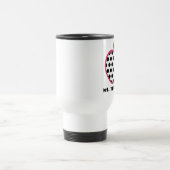 水玉模様のAppleの先生 トラベルマグ (中央)