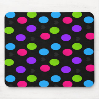 水玉模様のmousepad マウスパッド