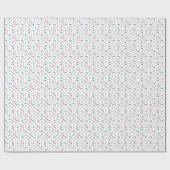 水玉模様はEllieとBluebirdの座標 ラッピングペーパー (フラット)