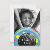 水玉模様インナーチューブサマーキッズサンキュー サンキューカード (正面)