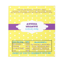 水玉模様イースタートリートビーフキャンディラッパー ノートパッド