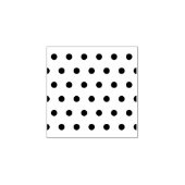 水玉模様ウッドスタンプ（プラム&シルバー） ラバースタンプ (インプリント)