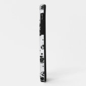 水玉模様カウブラックアンドホワイトプリント Case-Mate iPhoneケース (裏面/左)