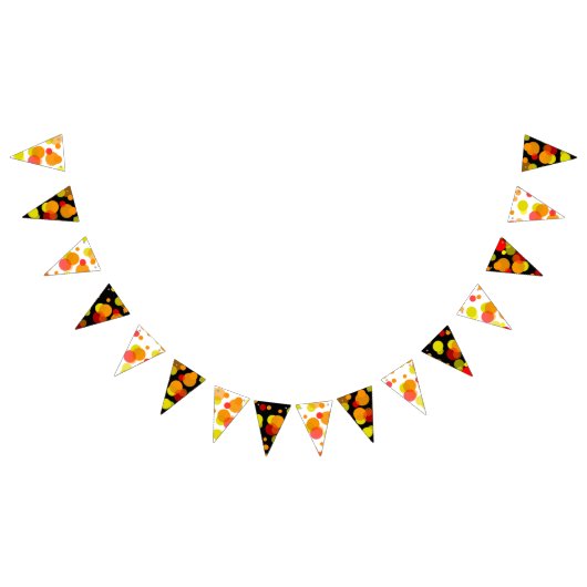 水玉模様カオスカラー2 +あなたのバックガー。 バンティングフラッグ (全)