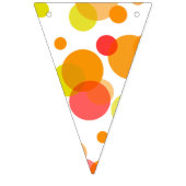 水玉模様カオスカラー2 +あなたのバックガー。 バンティングフラッグ (第3の旗)