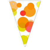 水玉模様カオスカラー2 +あなたのバックガー。 バンティングフラッグ (第1の旗)