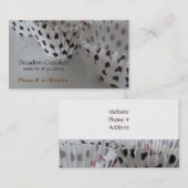 水玉模様カップケーキライナー 名刺 (正面/裏面)