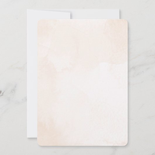 水玉模様カボチャフローラベビーシャワー 招待状 (裏面)