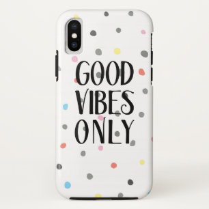 水玉模様カラフルグッドバイブのみ iPhone XSケース