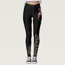 水玉模様カラフルピーコック