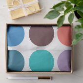 水玉模様カラフルベビーシャワー誕生日 薄葉紙 (ギフト)