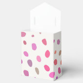 水玉模様カラフルベビーシャワー フェイバーボックス (オープン)