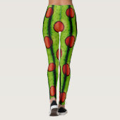 水玉模様カーテンパターン レギンス (裏面)