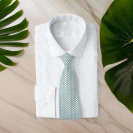 水玉模様グリーンライトグリーンミニマルクラシック ネクタイ