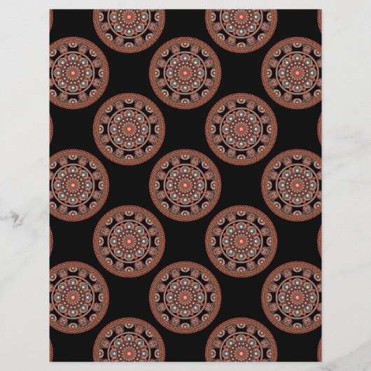 水玉模様サファリサンセットボヘミアンスター秋曼荼羅 (正面)