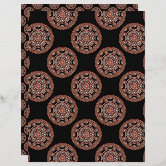 水玉模様サファリサンセットボヘミアンスター秋曼荼羅 (正面/裏面)