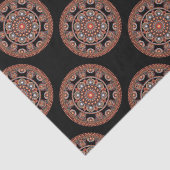 水玉模様サファリサンセットボヘミアンスター秋曼荼羅 薄葉紙 (詳細)