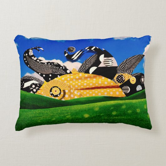 水玉模様サン！ アクセントクッション (正面)