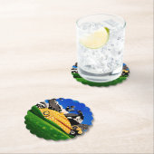 水玉模様サン！ ペーパーコースター (インサイチュ)