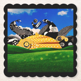 水玉模様サン! ペーパーコースター