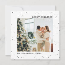 水玉模様シンプル白黒ミニマリストクリスマス