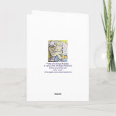 水玉模様ジョージハッピーインディペンデンスデイ カード (裏面)