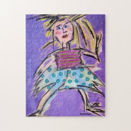 「水玉模様スカート」パズル ジグソーパズル