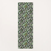 水玉模様スクライブルプリント ヨガマット (正面)