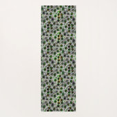 水玉模様スクライブルプリント ヨガマット (裏面)