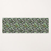 水玉模様スクライブルプリント ヨガマット (正面(横))