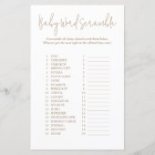 水玉模様スクランブル動物赤ちゃんシャワーゲーム (正面)