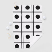 水玉模様ストライプ ゴルフタオル (インサイチュ)