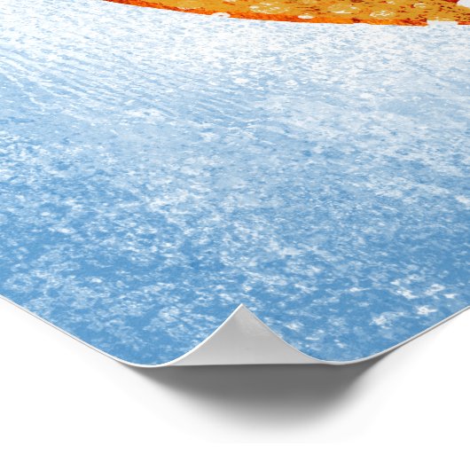 水玉模様ストリングビキニポスターウォールアート ポスター (角)