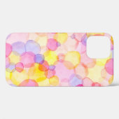水玉模様スプラッシュカラフル:水彩 Case-Mate iPhoneケース (裏面 (横))
