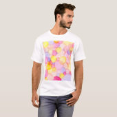 水玉模様スプラッシュカラフル:水彩 Tシャツ (正面フル)