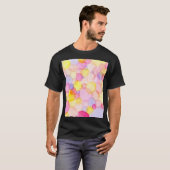 水玉模様スプラッシュカラフル:水彩 Tシャツ (正面フル)