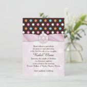 水玉模様ズ、スターオブデイビッドバルミツワー招待状 招待状 (スタンド正面)